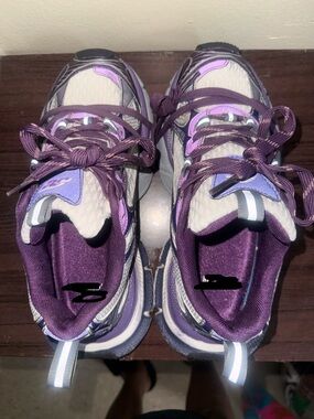 Purple and Lavender Athletic Sneakers